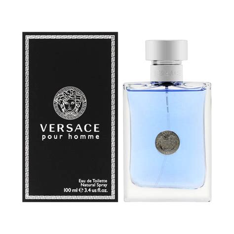 versace poue homme|Versace Pour Homme Eau De Toilette Natural Spray, 3.4 Fl Oz.